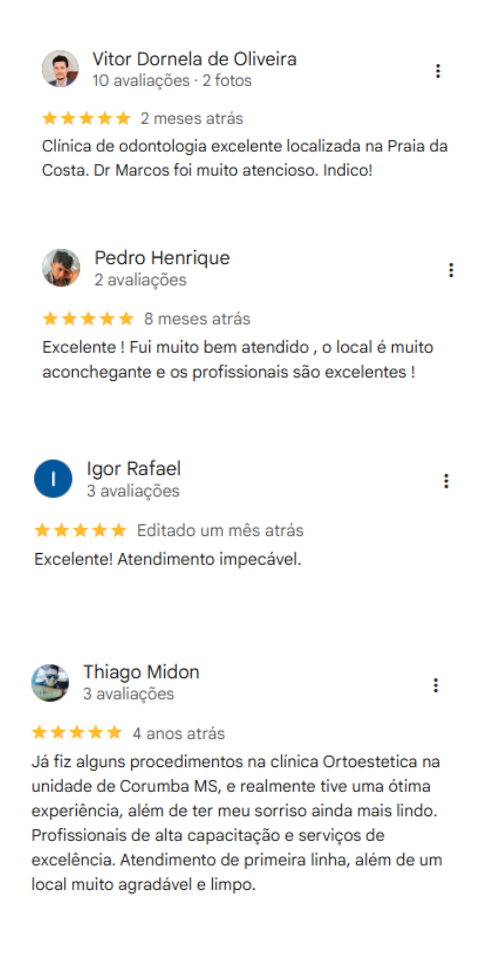 Consultório odontológico da Vitalitty Center em Vila Velha